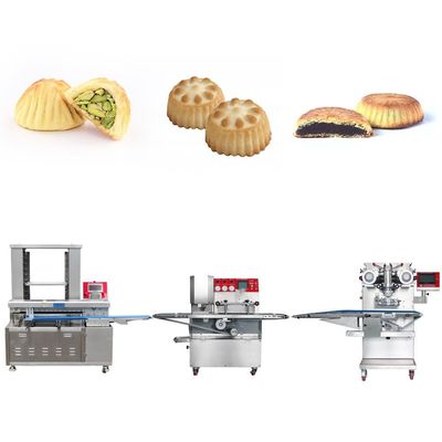 comprar Equipamento automático para fazer a linha de produção da máquina de prensagem de mooncake maamoul moon cake Fabricação em linha