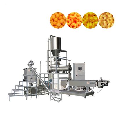 comprar Linha de processamento de máquinas de extrusão de cereais de pequeno almoço de aço inoxidável Fabricação em linha
