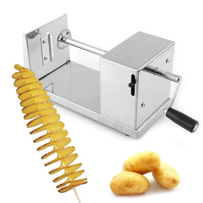 comprar Cortador de batatas em espiral manual profissional 430 de aço inoxidável Fabricação em linha