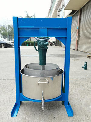 comprar Expressor de pressão a frio máquina de desaguar mandioca alimentos açafrão gengibre expector de suco de frutas automático Fabricação em linha