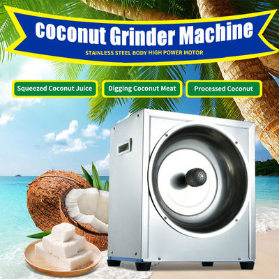 comprar Máquina de processamento de coco elétrica automática de aço inoxidável Gratadora de grelha de carne de coco Grinding Grating Scraper Fabricação em linha