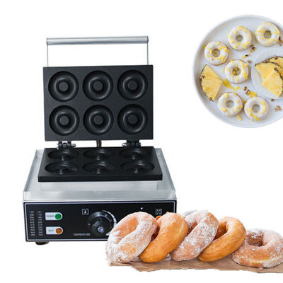 comprar Máquina de fazer lanches automática de fast food máquina de fazer waffles elétrica mini 6 buracos assados Fabricação em linha