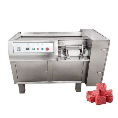 comprar Máquina de corte automática multifuncional de carne de vaca e frango em cubos de carne congelada Fabricação em linha