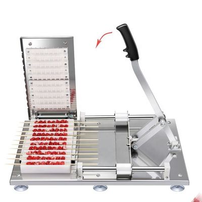 comprar Grill Skewers Para Grill Grill Frango Bbq Kebab Skewer Machine Cordeiro Bbq Skewering Machine Kebab Making Machine Fabricação em linha