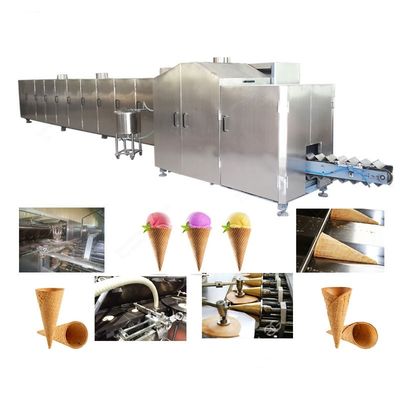 comprar Linha de produção automática de cone de sorvete de aço inoxidável 6500-7000PCS/H Fabricação em linha