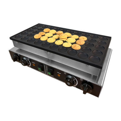 comprar Fabricante profissional de máquina de lanches de aço inoxidável Mini Pancke Machine 50 Holes Dorayaki Pancake Machine Fabricação em linha