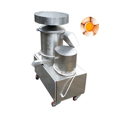 comprar 304 aço inoxidável máquina de esmagamento de ovos elétricos para obter o líquido do ovo com princípio de trabalho centrífuga Fabricação em linha