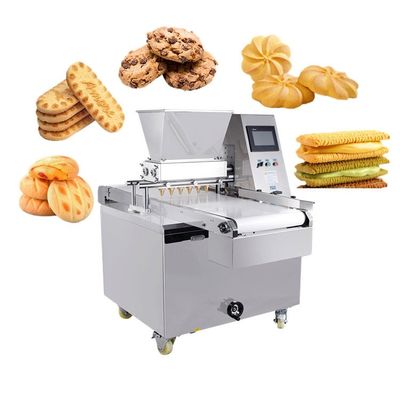 comprar Funcional Mini máquina de aço inoxidável máquina de fazer biscoitos máquina de fazer biscoitos automática Fabricação em linha