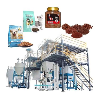comprar Linha de produção de alimentos para animais de estimação Máquina automática multifuncional de fabricação de alimentos para cães Fabricação em linha