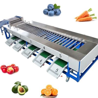 comprar Seleção de peso de frutas Máquina de processamento de frutas e legumes para classificação Fabricação em linha