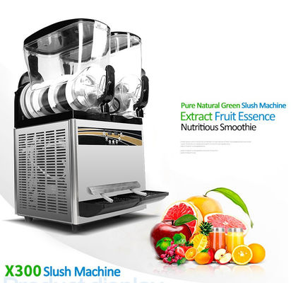 15+15L Máquina de Slush Comercial para Venda 220V/110V 500W Com Switch LCD Touch