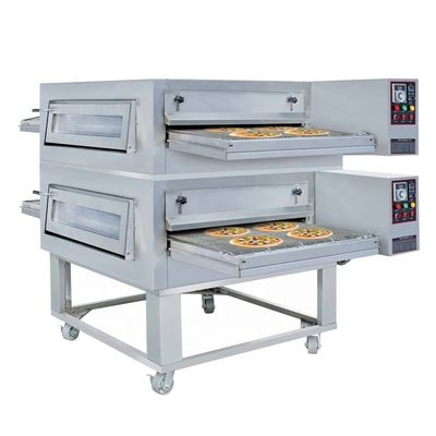 Forno de pizza de correia transportadora elétrica comercial utilizado para assar pizza