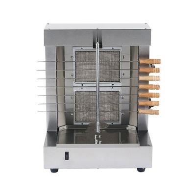 Equipamento de cozinha de novo design Gás Frango Doner Kebab Fazer Restaurante Comercial Gás Shawarma Grill Machine