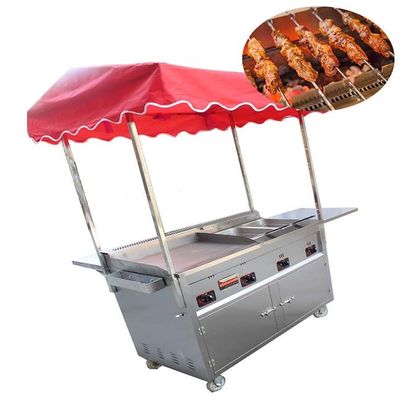 Carrinho do quiosque de comida de rua / carrinha de comida / carrinho de cachorro quente para venda de comida rápida Fonte de aquecimento a gás LPG