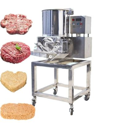 Máquina de Formação de Hambúrgueres e Empanados de Carne de Peixe e Carne com Capacidade para 200KG para Nuggets de Frango