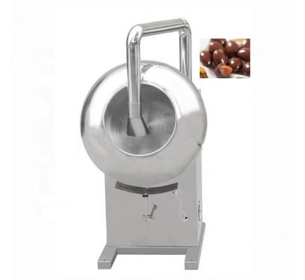 Máquina Comercial Automática para Revestimento de Gomas de Açúcar e Chocolate, Amendoim e Hambúrgueres Pequenos