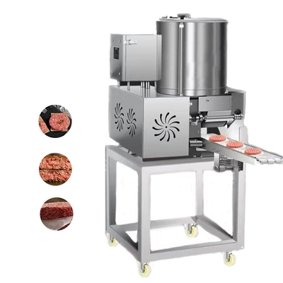 Máquina Automática de Processamento de Hamburguer de Carne Bovina para Fazer Hambúrgueres e Empadas com Motor Divisora de Massa